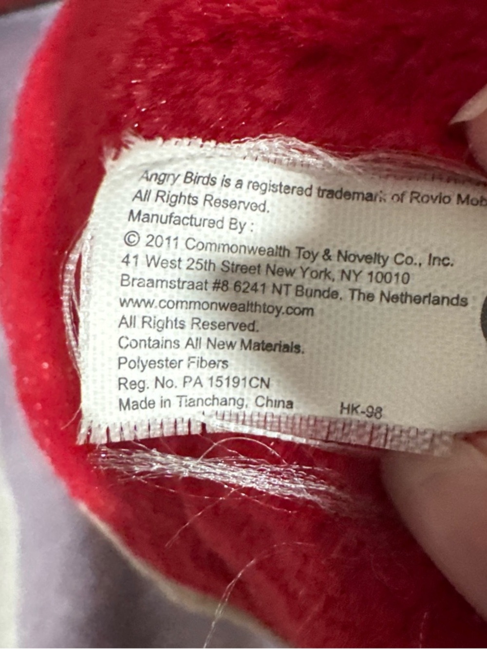 Angry Birds plush - Picture 5 of 6